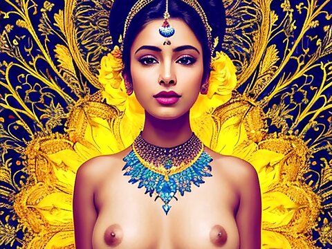 Indian beauty with natural boobs gets