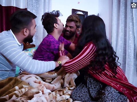 Desi Beau Shares His Gf with his triad