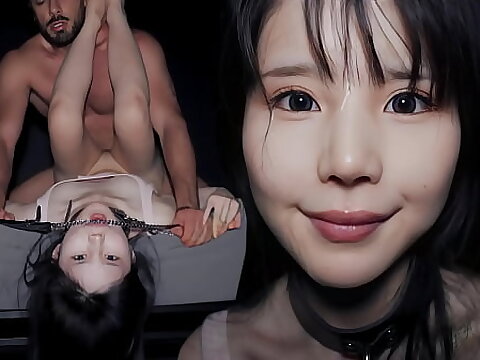 A stunning Asian teen, fresh from a